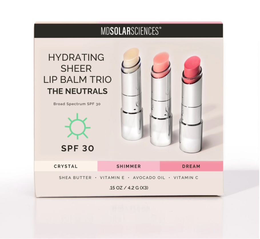 Hydrating Sheer Lip Balm Trio (The Neutrals)