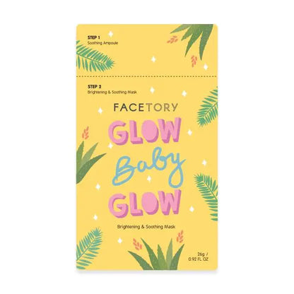 Glow Baby Glow 2 Step Sheet Mask - Brightening &amp; Soothing