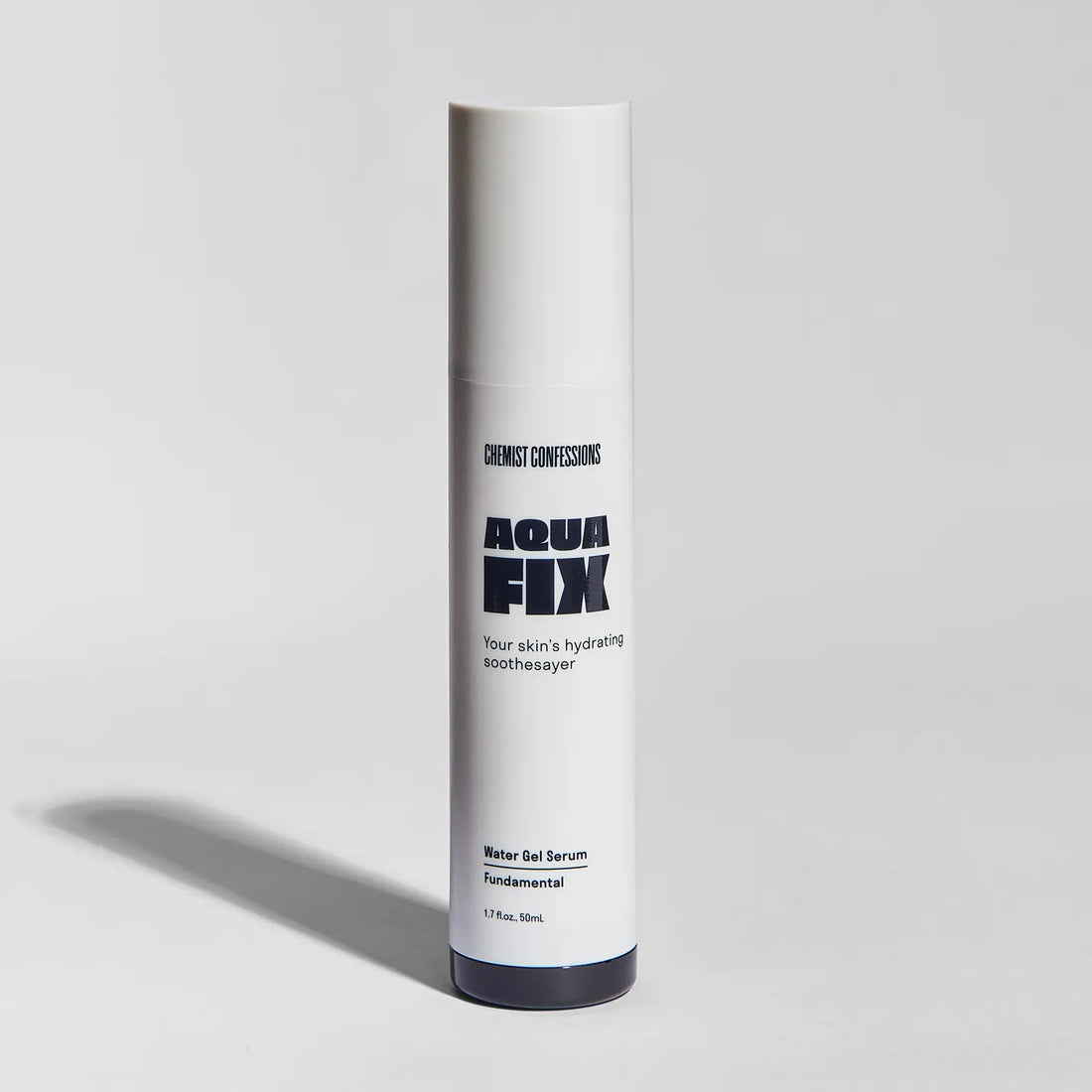 Skincare serum bottle labeled &