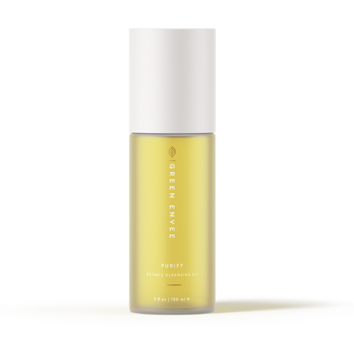 Skincare bottle labeled &