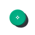 Green cap with a white cross on a white background