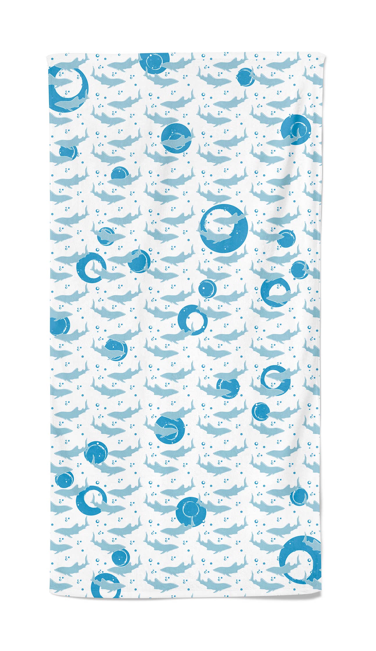 UPF 50 Beach Towel/Wrap - Shark Frenzy